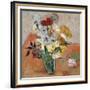 Vase with Roses and Anemones, 1890-Vincent van Gogh-Framed Giclee Print