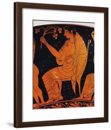 Vase With Scene Of Assembly Of Gods Zeus Ganymede And Vesta