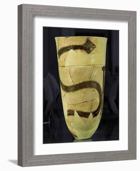 Vase with Serpents, from Susa, Period Susa I, Painted Terracotta-null-Framed Giclee Print