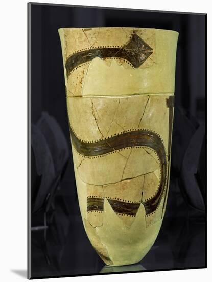 Vase with Serpents, from Susa, Period Susa I, Painted Terracotta-null-Mounted Giclee Print