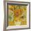 Vase with Twelve Sunflowers-Vincent van Gogh-Framed Art Print