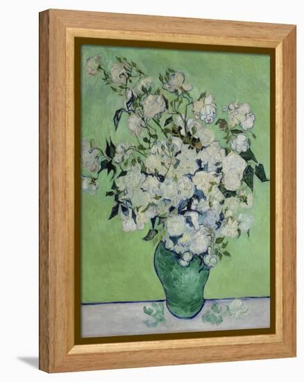 Vase with White Roses, 1890-Vincent van Gogh-Framed Premier Image Canvas