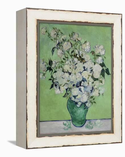 Vase with White Roses, 1890-Vincent van Gogh-Framed Premier Image Canvas