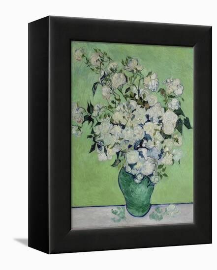 Vase with White Roses, 1890-Vincent van Gogh-Framed Premier Image Canvas