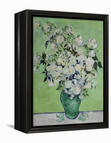 Vase with White Roses, 1890-Vincent van Gogh-Framed Premier Image Canvas