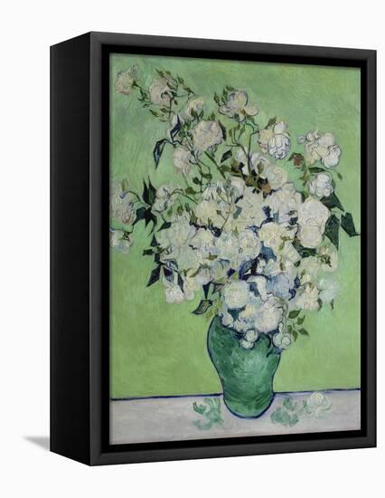 Vase with White Roses, 1890-Vincent van Gogh-Framed Premier Image Canvas