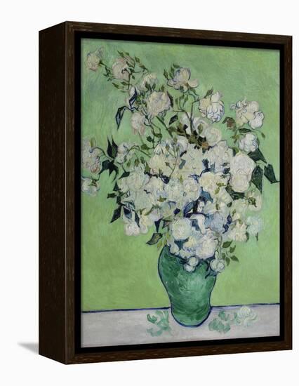 Vase with White Roses, 1890-Vincent van Gogh-Framed Premier Image Canvas