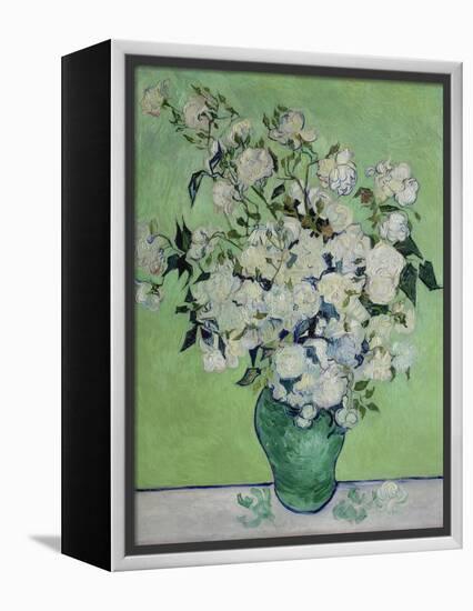 Vase with White Roses, 1890-Vincent van Gogh-Framed Premier Image Canvas