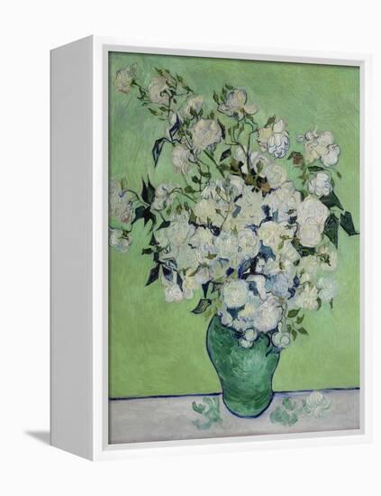 Vase with White Roses, 1890-Vincent van Gogh-Framed Premier Image Canvas