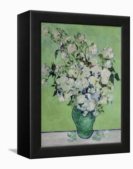 Vase with White Roses, 1890-Vincent van Gogh-Framed Premier Image Canvas