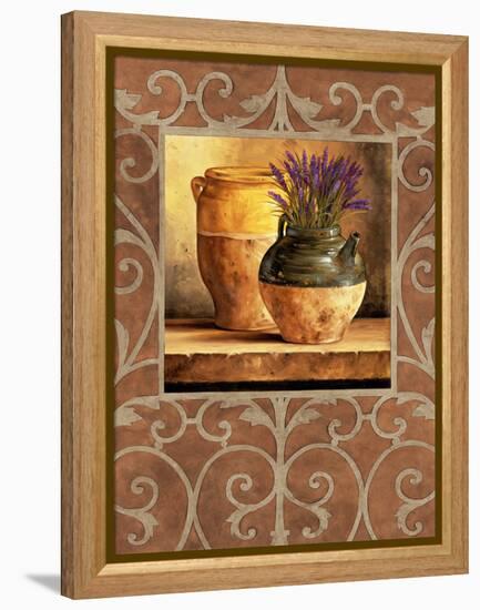 Vases with Lavender-Andres Gonzales-Framed Stretched Canvas