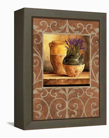 Vases with Lavender-Andres Gonzales-Framed Stretched Canvas