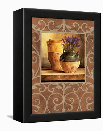 Vases with Lavender-Andres Gonzales-Framed Stretched Canvas