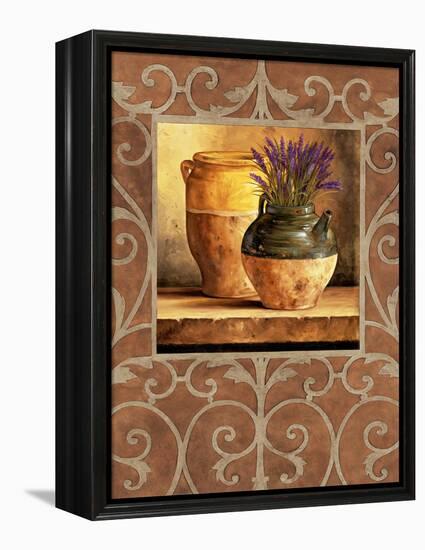 Vases with Lavender-Andres Gonzales-Framed Stretched Canvas