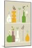 Vases-Dicky Bird-Mounted Giclee Print