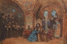 The Staff of Don Cossacks in Bulgaria in 1877, 1877-Vasili Dmitrievich Polenov-Giclee Print
