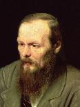 Portrait of the Fyodor Dostojevsky-Vasili Grigorevich Perov-Framed Giclee Print