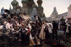 Morning of the Strelets' Execution-Vasili Ivanovich Surikov-Framed Premier Image Canvas