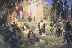 Christ and the Woman Taken in Adultery, 1888-Vasilij Dmitrievich Polenov-Giclee Print