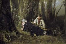 Hunters, 1871-Vasily Perov-Giclee Print