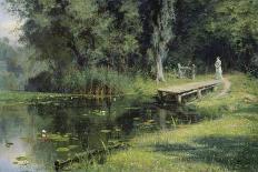 By a Pond, 1880-Vasily Perov-Giclee Print