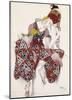 Vaslav Nijinsky as Iksender in La Péri (The Flower of Immortality)-Leon Bakst-Mounted Premium Giclee Print