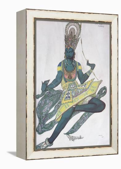 Vaslav Nijinsky. Costume Design for the Ballet Blue God by R. Hahn, 1912-Léon Bakst-Framed Premier Image Canvas