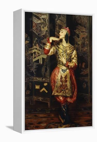 Vaslav Nijinsky in Danse Orientale-null-Framed Premier Image Canvas