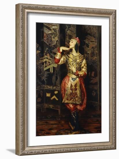 Vaslav Nijinsky in Danse Orientale-null-Framed Giclee Print