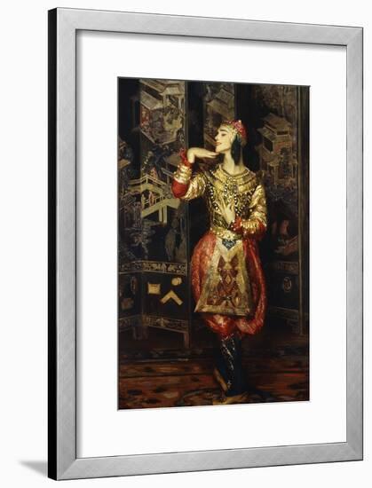 Vaslav Nijinsky in Danse Orientale-null-Framed Giclee Print