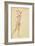 Vaslav Nijinsky in Le Spectre de la Rose-Leon Bakst-Framed Premium Giclee Print
