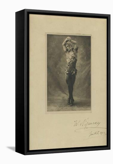 Vaslav Nijinsky in the Ballet Le Spectre De La Rose, 1911-null-Framed Premier Image Canvas