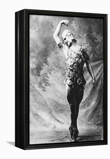 Vaslav Nijinsky, Russian Ballet Dancer, in Le Spectre De La Rose, Paris, 1911-null-Framed Premier Image Canvas