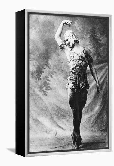 Vaslav Nijinsky, Russian Ballet Dancer, in Le Spectre De La Rose, Paris, 1911-null-Framed Premier Image Canvas