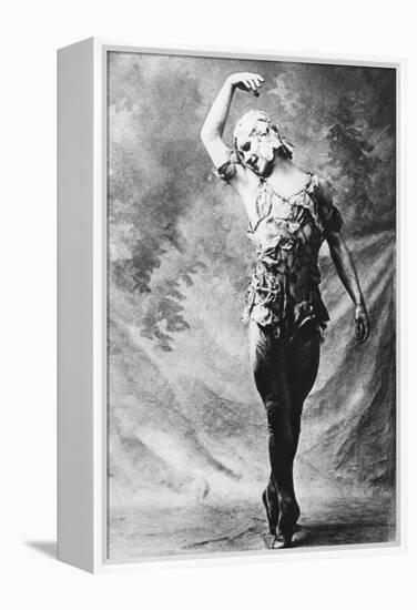 Vaslav Nijinsky, Russian Ballet Dancer, in Le Spectre De La Rose, Paris, 1911-null-Framed Premier Image Canvas