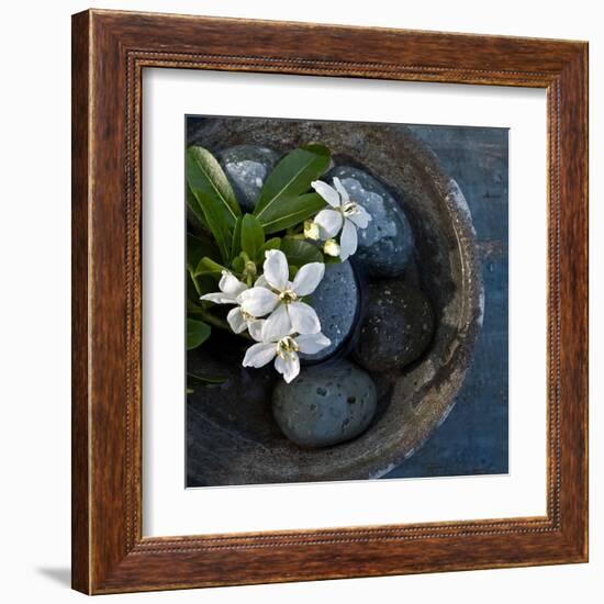 Vasque et Fleures-Catherine Beyler-Framed Art Print