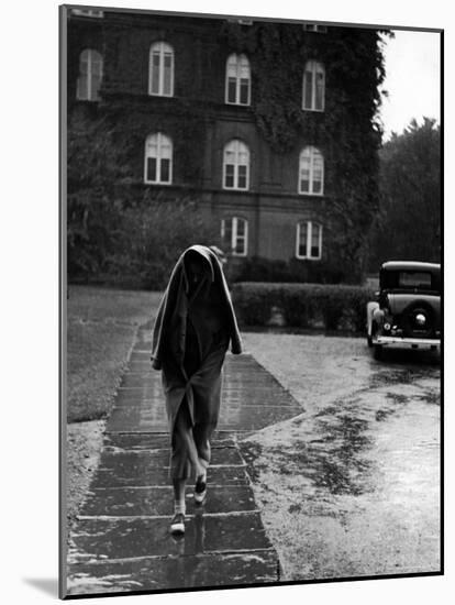 Vassar Student Clad in Her Normal Attire-Alfred Eisenstaedt-Mounted Photographic Print