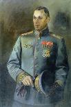 Portrait of the Marshal of the Soviet Union and Poland, Konstantin Rokossovsky-Vassily Nikolayevich Yakovlev-Framed Premier Image Canvas