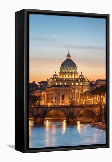 Vatican City during Sunset, Rome-beboy-Framed Premier Image Canvas