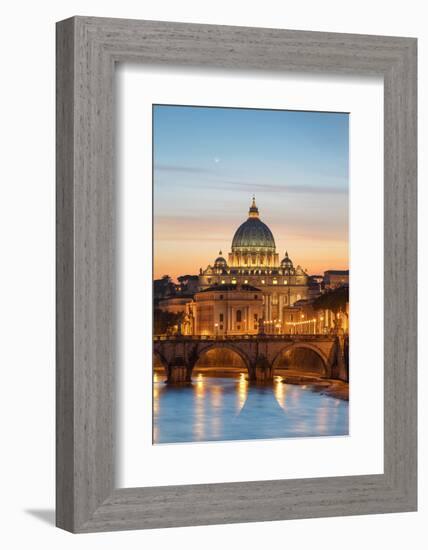 Vatican City during Sunset, Rome-beboy-Framed Photographic Print