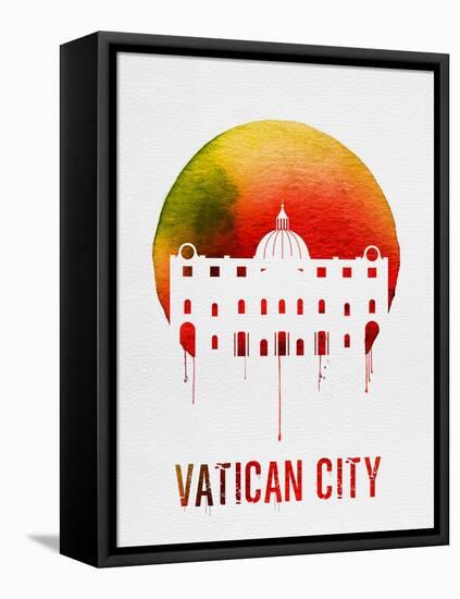 Vatican City Landmark Red-null-Framed Stretched Canvas