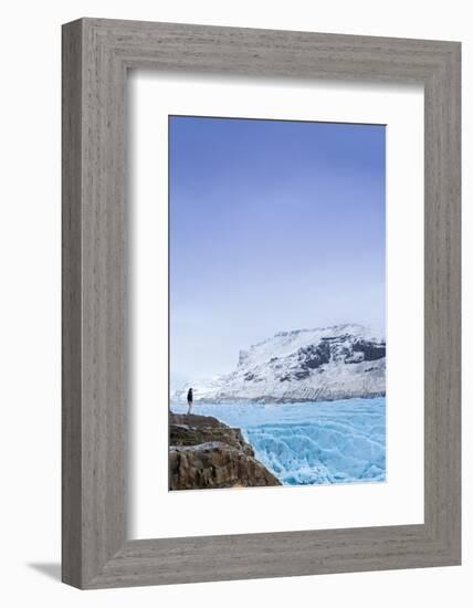Vatnajokull glacier near Skalafell, Iceland, Polar Regions-Alex Robinson-Framed Photographic Print