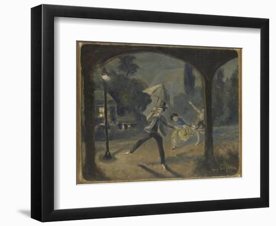 Vaudeville, 1909 (Oil on Masonite)-Louis Michel Eilshemius-Framed Giclee Print