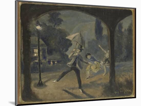 Vaudeville, 1909 (Oil on Masonite)-Louis Michel Eilshemius-Mounted Giclee Print