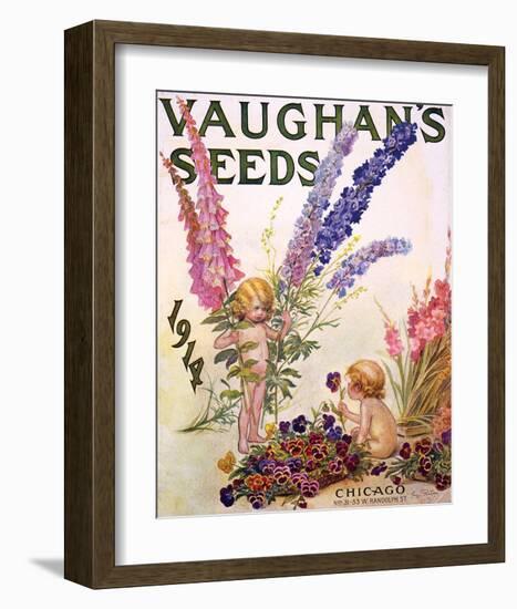 Vaughan's Seeds Chicago 1914-null-Framed Art Print