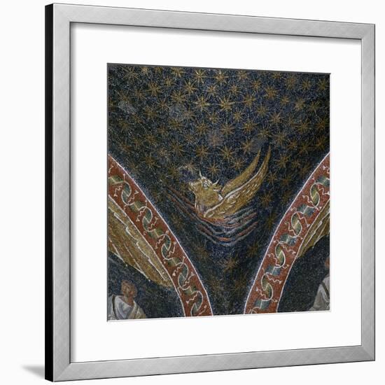 Vault mosaic from the Mausoleum of Galla Placida, 5th century-Unknown-Framed Giclee Print