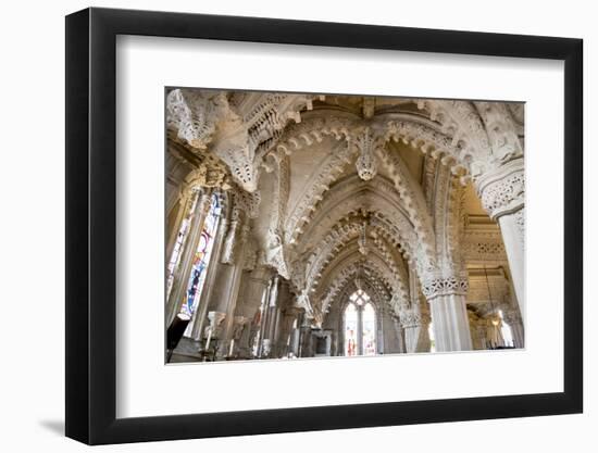 Vaulting in Rosslyn Chapel, Roslin, Midlothian, Scotland, United Kingdom-Nick Servian-Framed Photographic Print