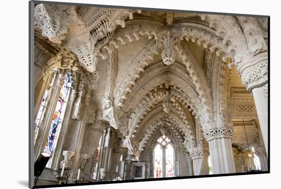 Vaulting in Rosslyn Chapel, Roslin, Midlothian, Scotland, United Kingdom-Nick Servian-Mounted Photographic Print