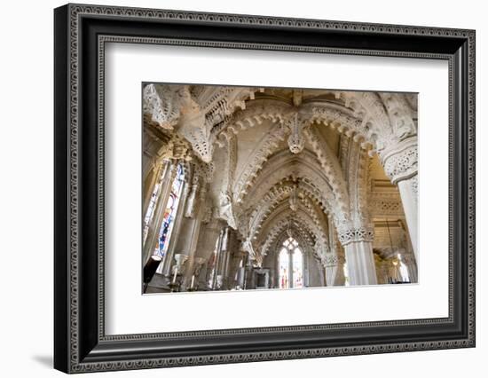 Vaulting in Rosslyn Chapel, Roslin, Midlothian, Scotland, United Kingdom-Nick Servian-Framed Photographic Print