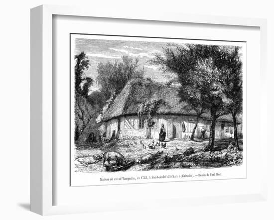 Vauquelin Birthplace-Paul Huet-Framed Art Print